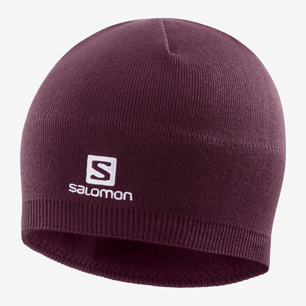 Bonnets Salomon Homme Violette - Salomon RS WARM - France (2387-PRKWX)